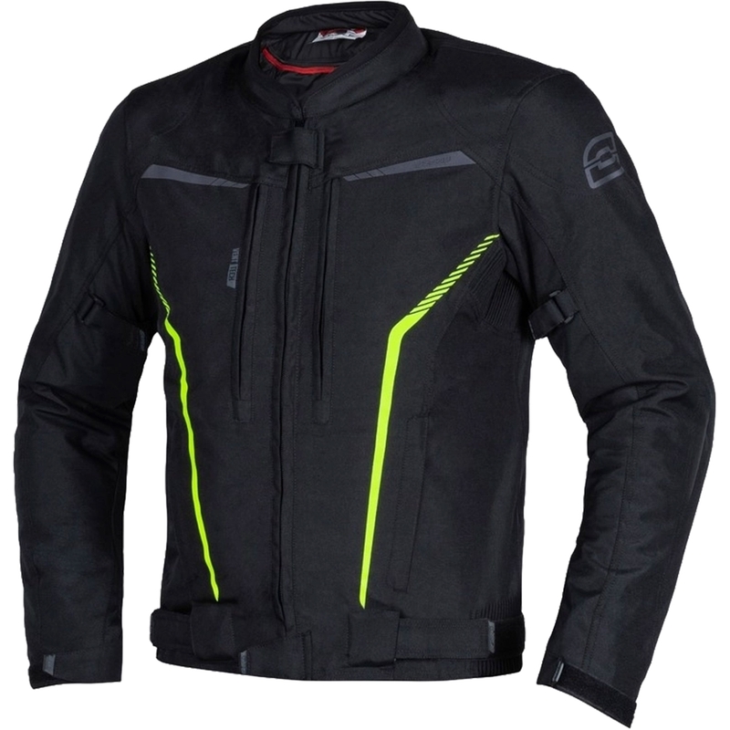 Ozone Delta IV motociklistička jakna crno-fluo žuta