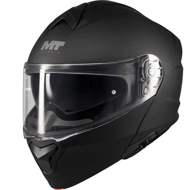Preklopna motociklistička kaciga MT Genesis SV Pure A1 mat crna