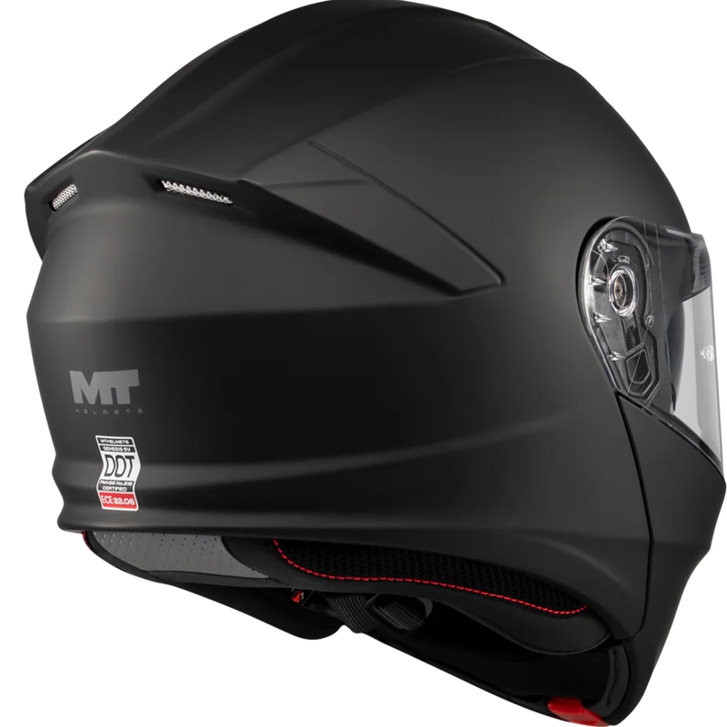 Preklopna motociklistička kaciga MT Genesis SV Pure A1 mat crna