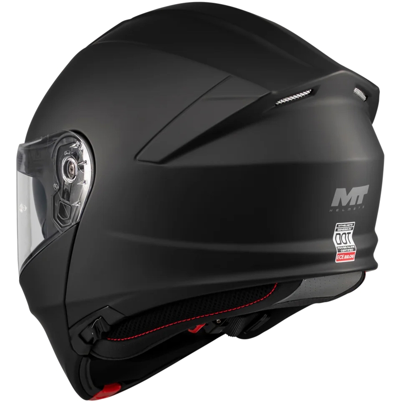 Preklopna motociklistička kaciga MT Genesis SV Pure A1 mat crna