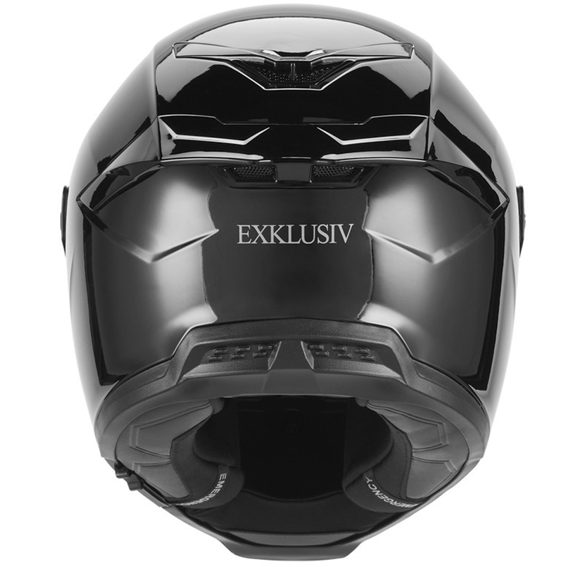 NOX Exklusiv Goliath kaciga za motocikle s punim licem, crna