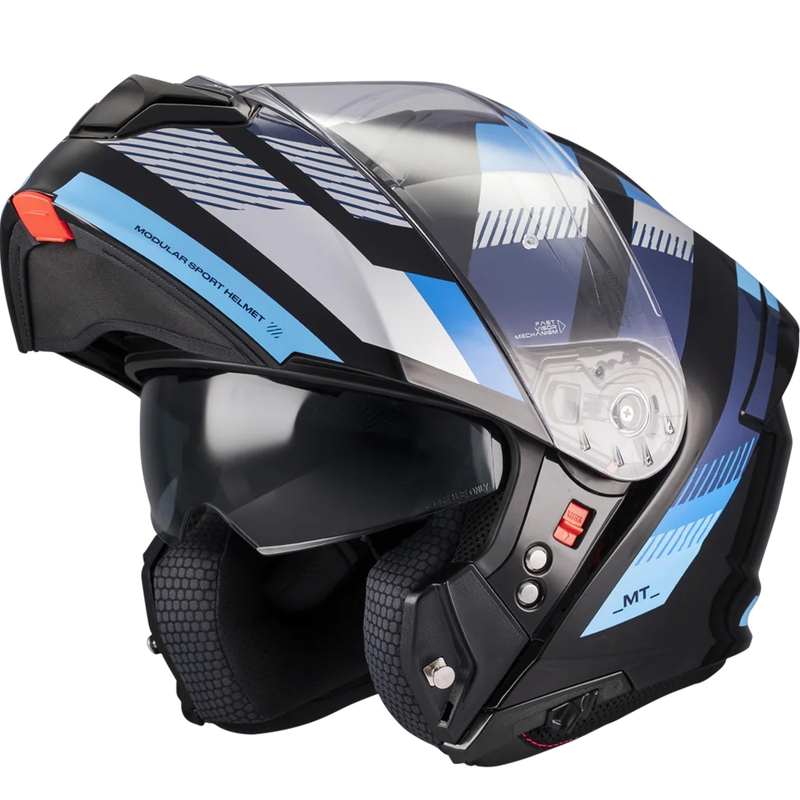 Preklopna motociklistička kaciga MT Genesis SV Stroke B7 crno-plava