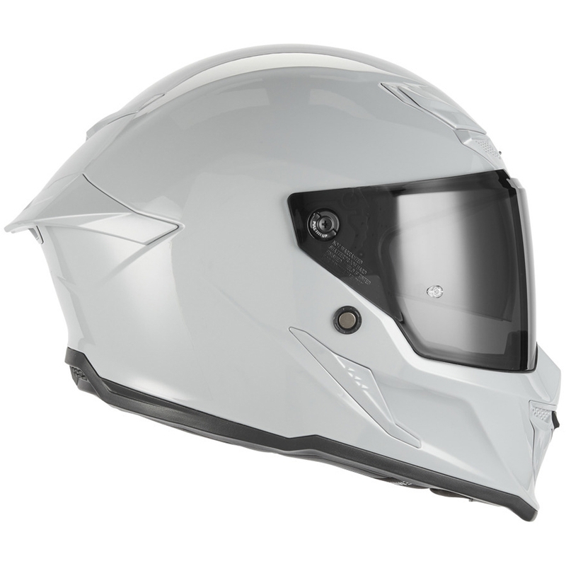 NOX Exclusive Goliath kaciga za motocikle s punim licem, sivo-bijela