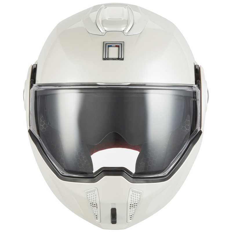 Preklopna motociklistička kaciga NOX PREMIUM Spinner bijela