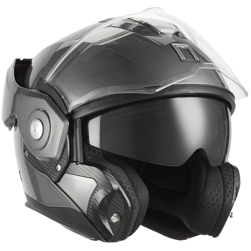 NOX PREMIUM Spinner preklopna motociklistička kaciga, mat titan