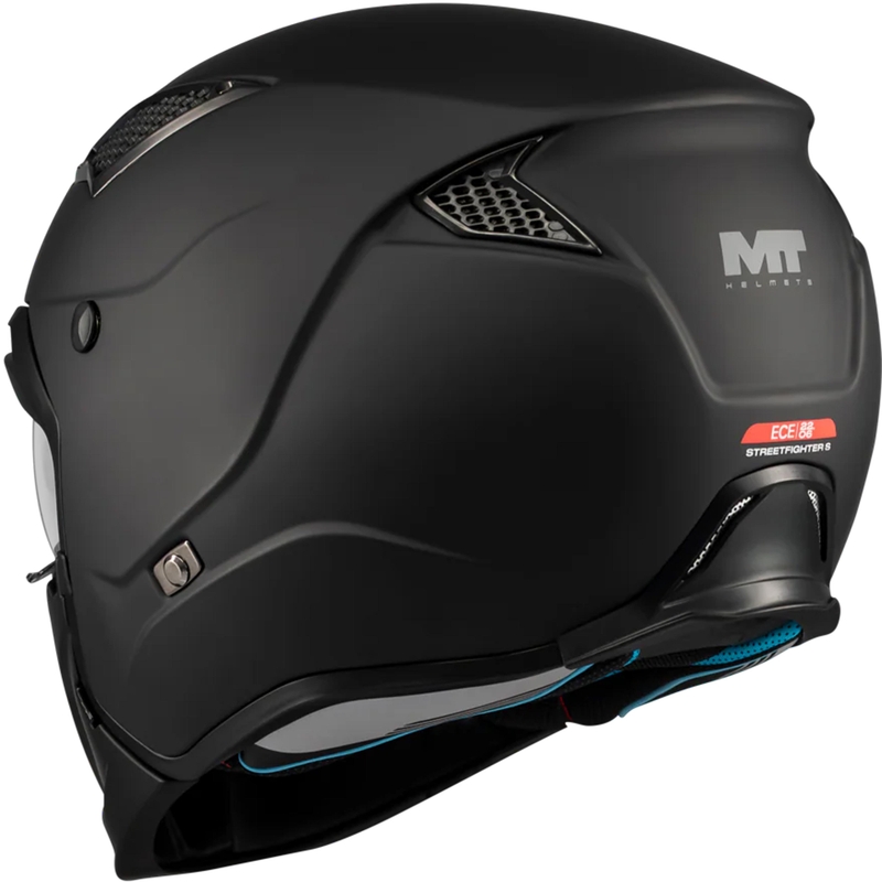 Modularna motociklistička kaciga MT Streetfighter SV S Pure A1 mat crna