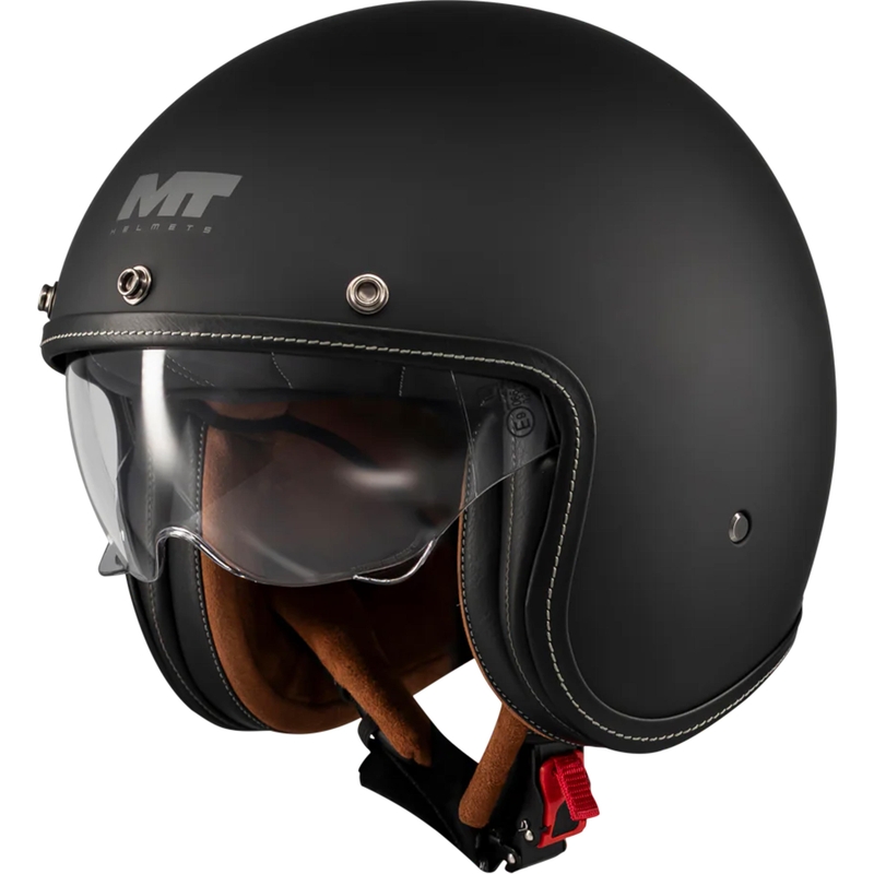 Otvorena motociklistička kaciga MT Lemans 2 SV S Pure A1 mat crna