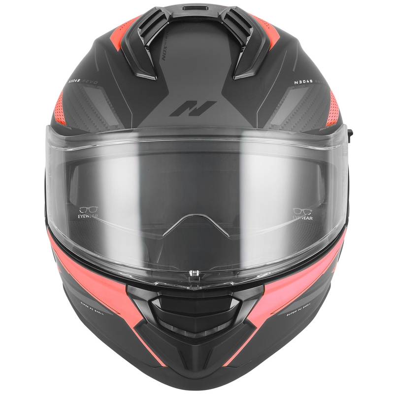 Integralna motociklistička kaciga NOX N304-S REVO mat crno-crvena