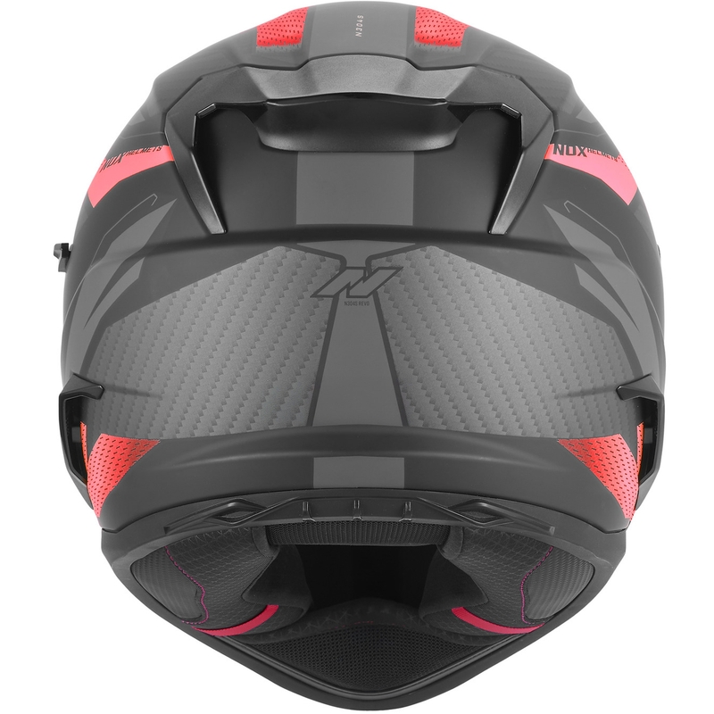 Integralna motociklistička kaciga NOX N304-S REVO mat crno-crvena