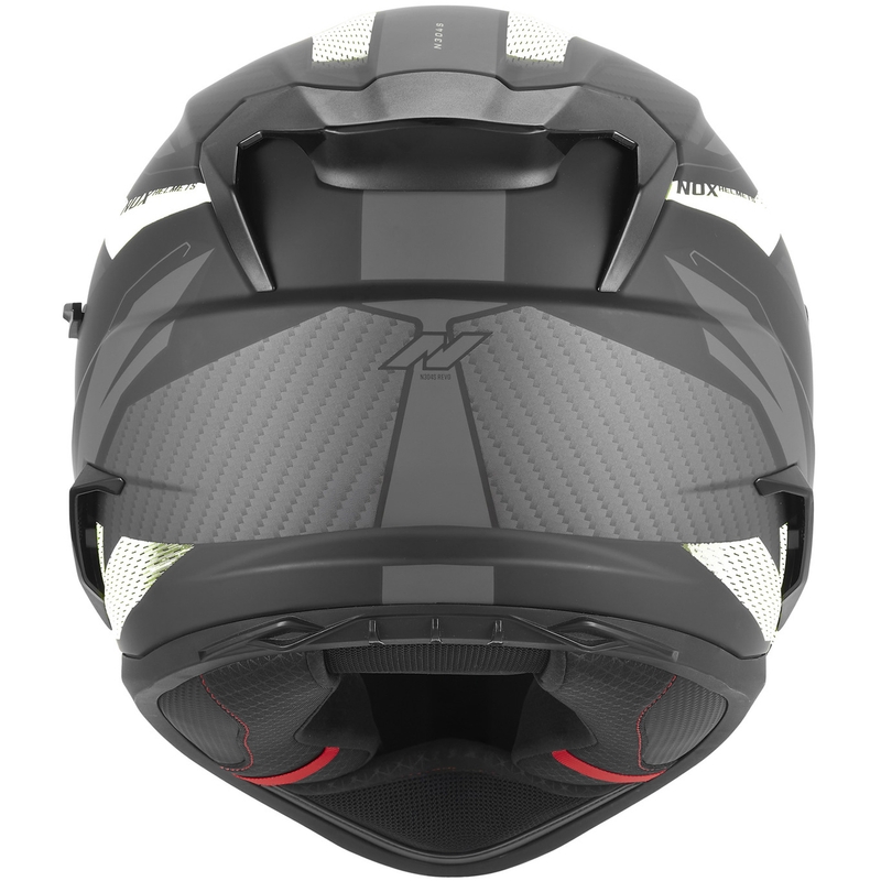 Integralna motociklistička kaciga NOX N304-S REVO mat crno-bijela
