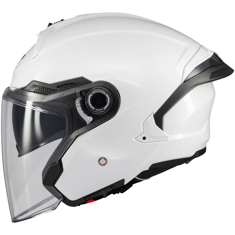 Otvorena motociklistička kaciga MT Cosmo SV Pure A0 bijela