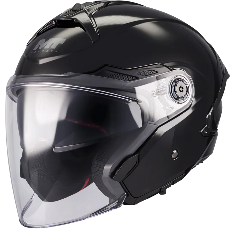 Otvorena motociklistička kaciga MT Cosmo SV Pure A1 crna