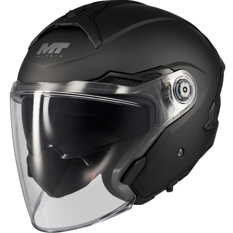 Otvorena motociklistička kaciga MT Cosmo SV Pure A1 mat crna