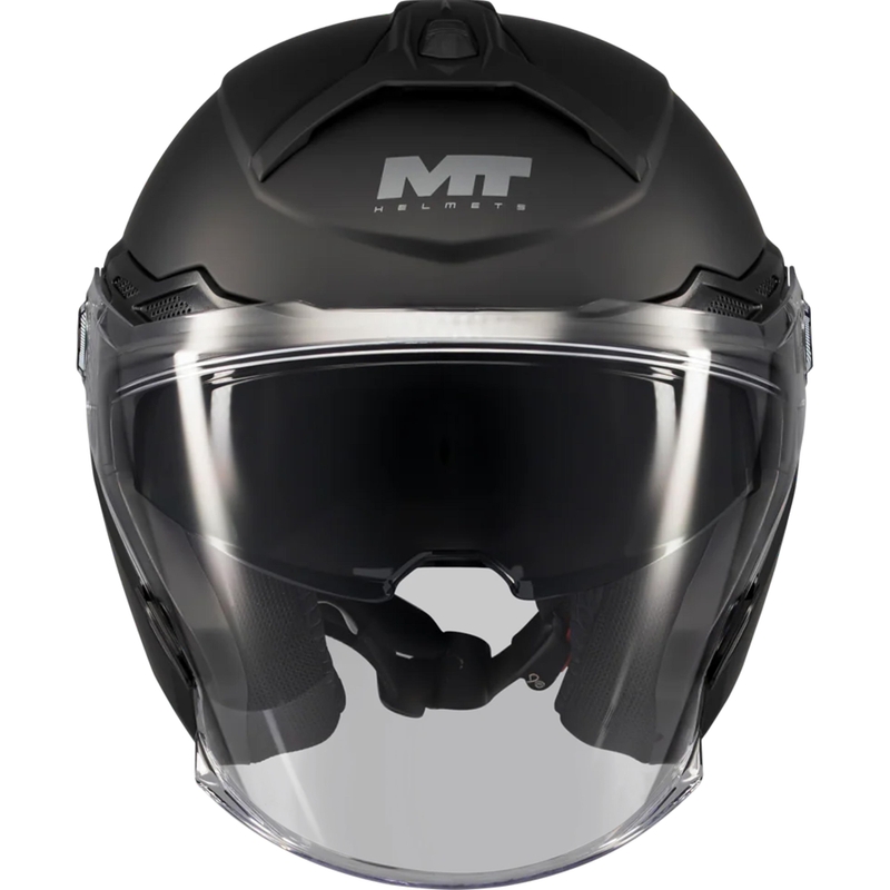 Otvorena motociklistička kaciga MT Cosmo SV Pure A1 mat crna