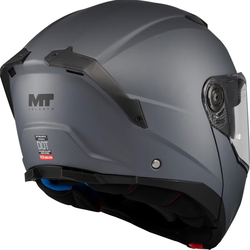 Preklopna motociklistička kaciga MT Atom 2 SV Pure A2 mat siva