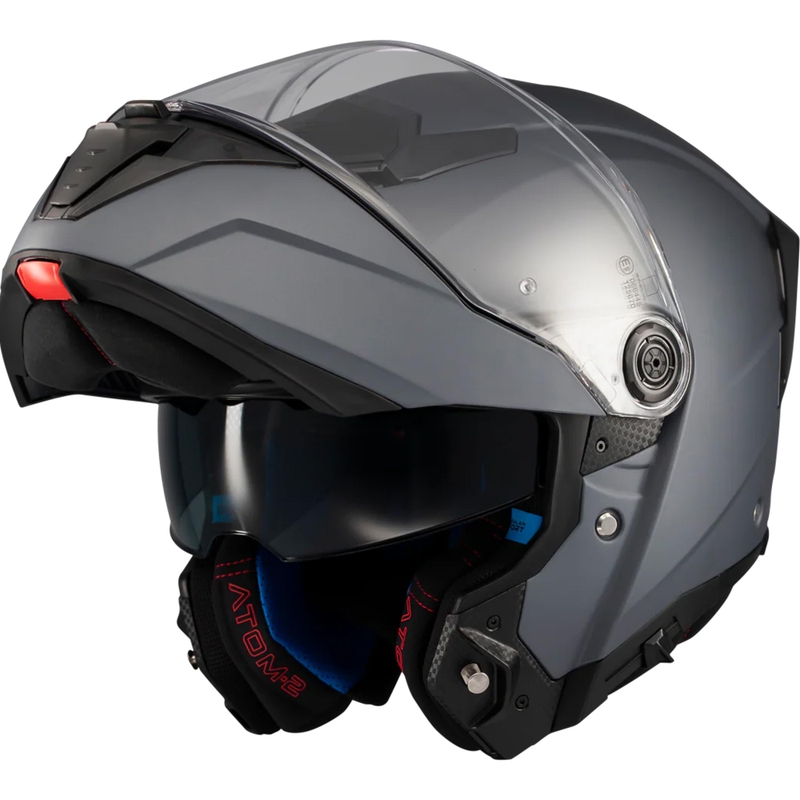 Preklopna motociklistička kaciga MT Atom 2 SV Pure A2 mat siva