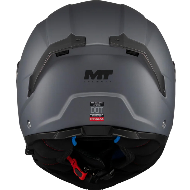 Preklopna motociklistička kaciga MT Atom 2 SV Pure A2 mat siva