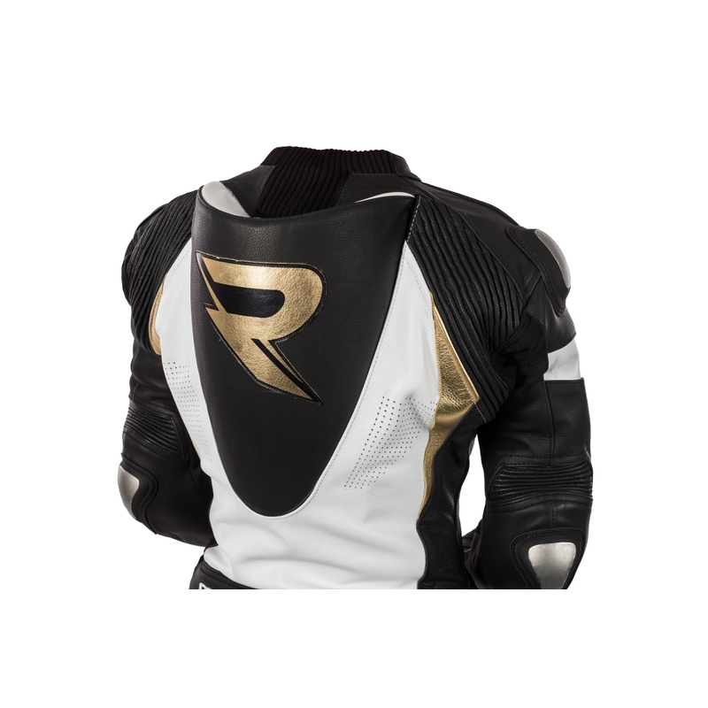 Ženska jakna Street Racer Kiara crno-bijelo-zlatna