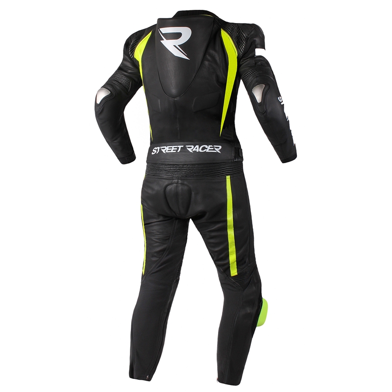 Muška jakna Street Racer Fasttrack crno-bijela-fluo žuta rasprodaja