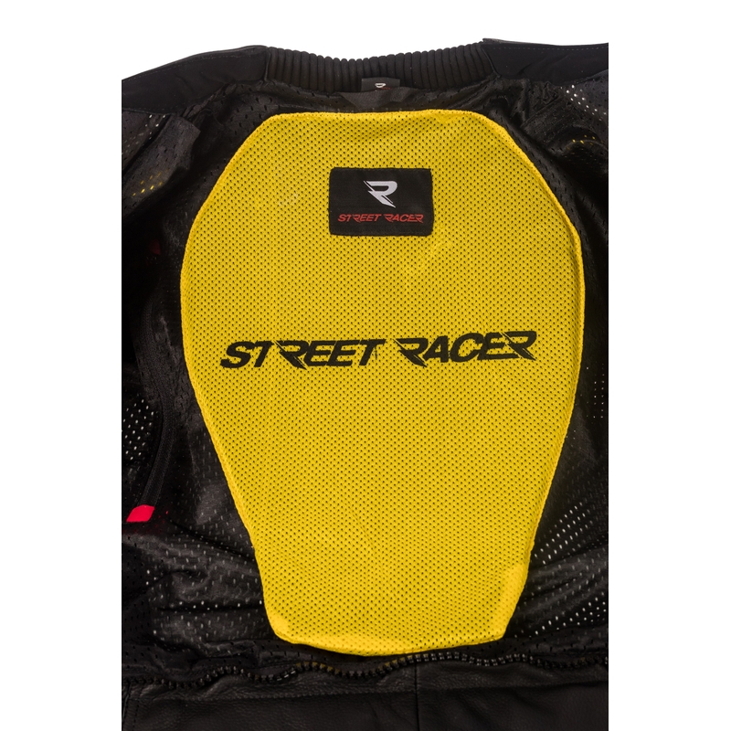 Muška jakna Street Racer Fasttrack crno-bijela-fluo žuta rasprodaja