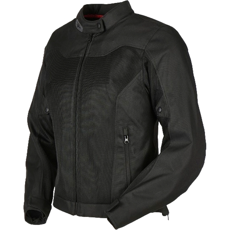 Ženska motoristička jakna Furygan Genesis Mistral Lady Evo 3 crna