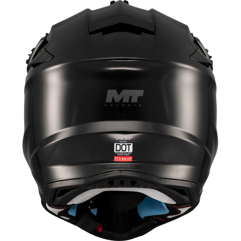 Motokros kaciga MT Falcon S Pure A1 mat crna