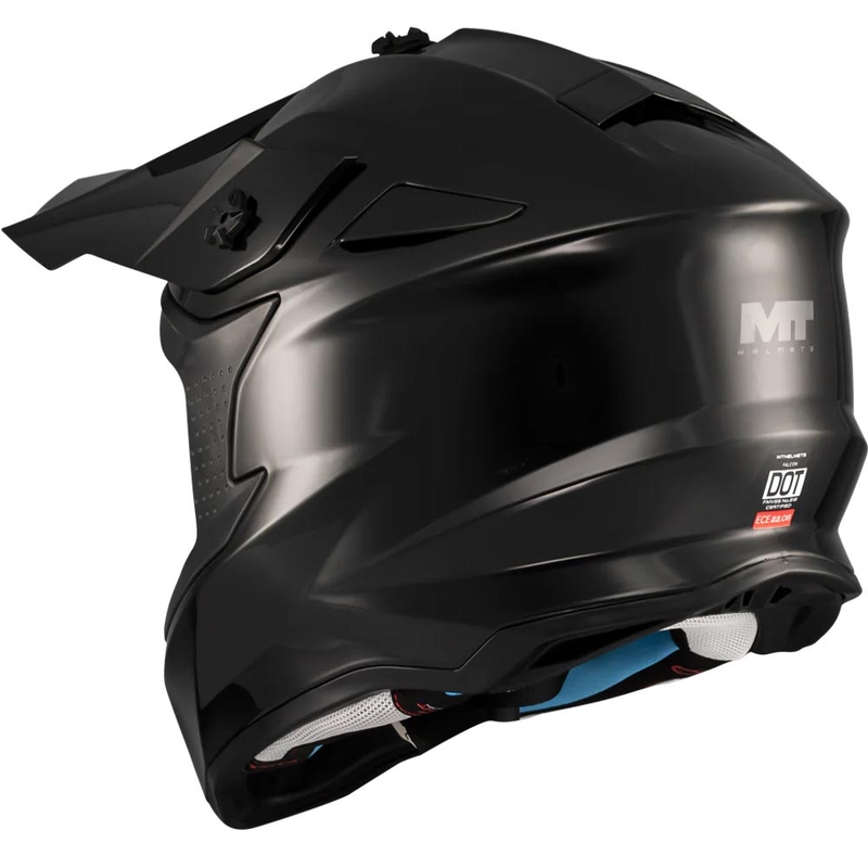 Motokros kaciga MT Falcon S Pure A1 mat crna