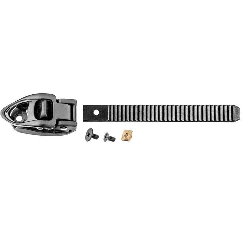 Set kopči i račvi za motociklističke čizme Kore Sport 2.0, crne boje