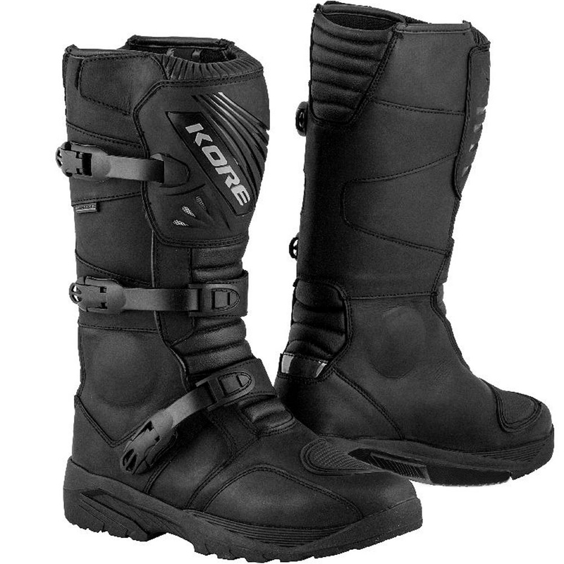 Kore Adventure Long 3.0 motociklističke čizme crne - 2. kvaliteta - II. kvaliteta