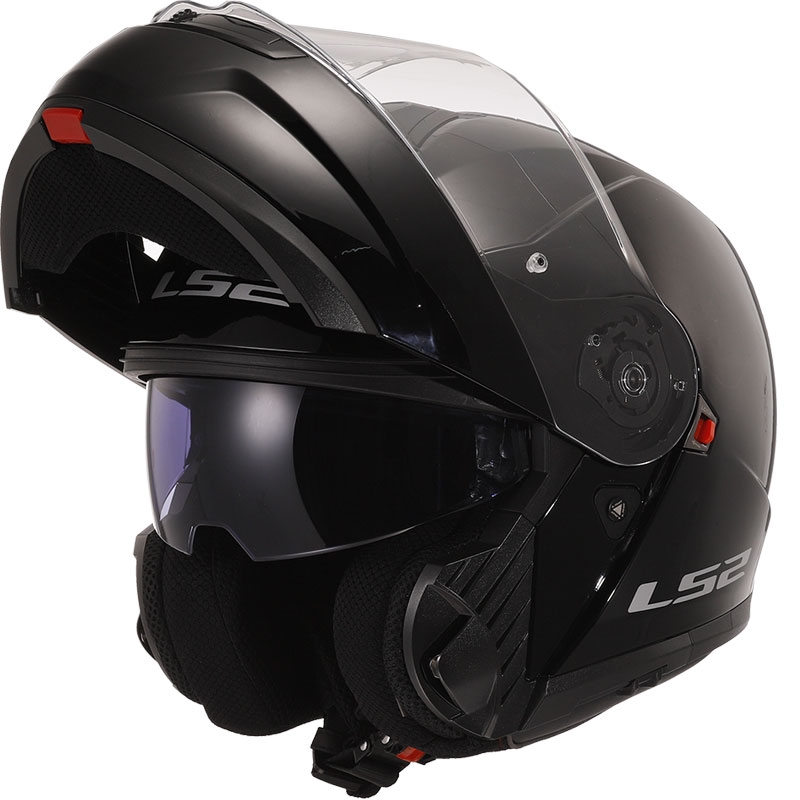 Kaciga na preklop LS2 FF908 Strobe II crna sjajna - II. kvaliteta