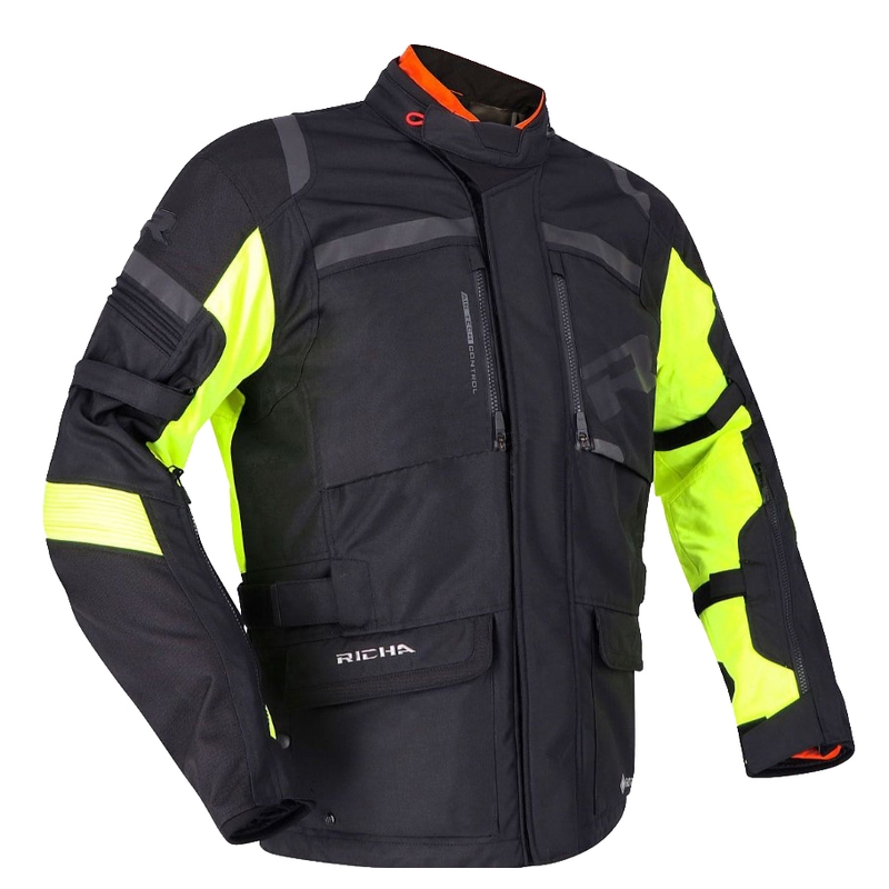 RICHA Brutus GTX motociklistička jakna crno-fluo žuta na rasprodaji - 2. kvaliteta rasprodaja - II. kvaliteta