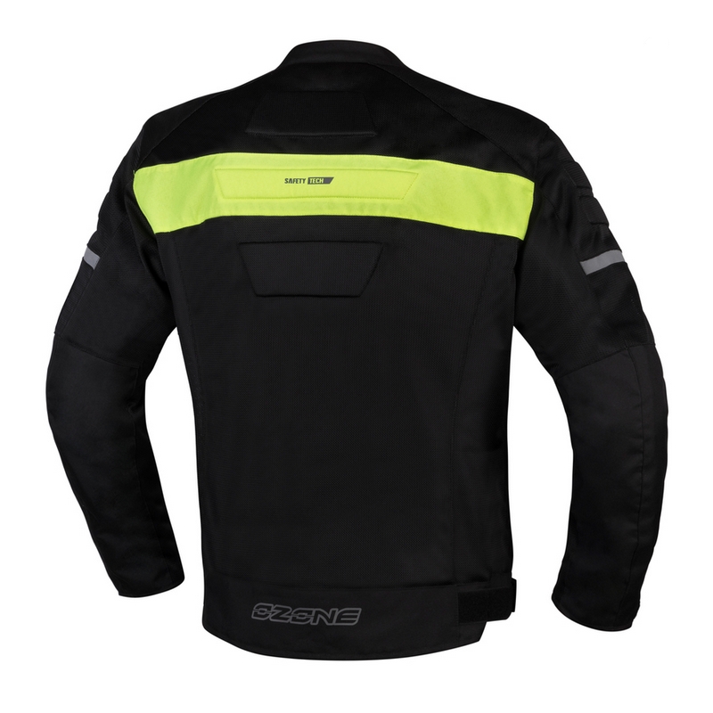 Ozone Dart motociklistička jakna crno-fluo žuta - 2. kvaliteta - II. kvaliteta