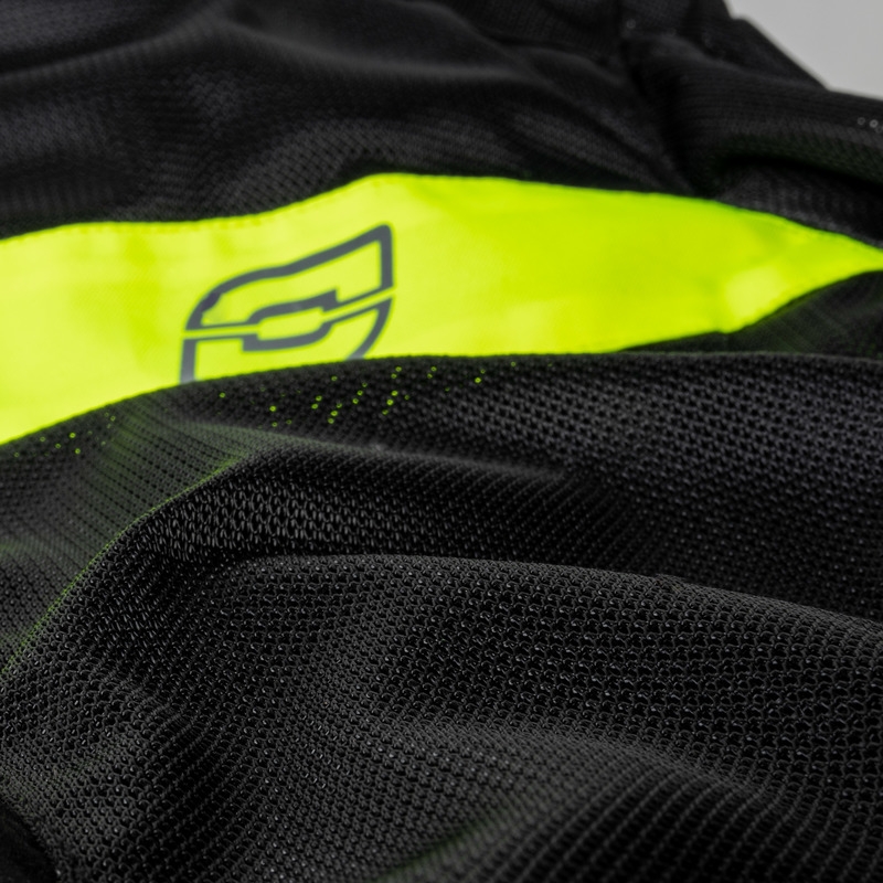 Ozone Dart motociklistička jakna crno-fluo žuta - 2. kvaliteta - II. kvaliteta