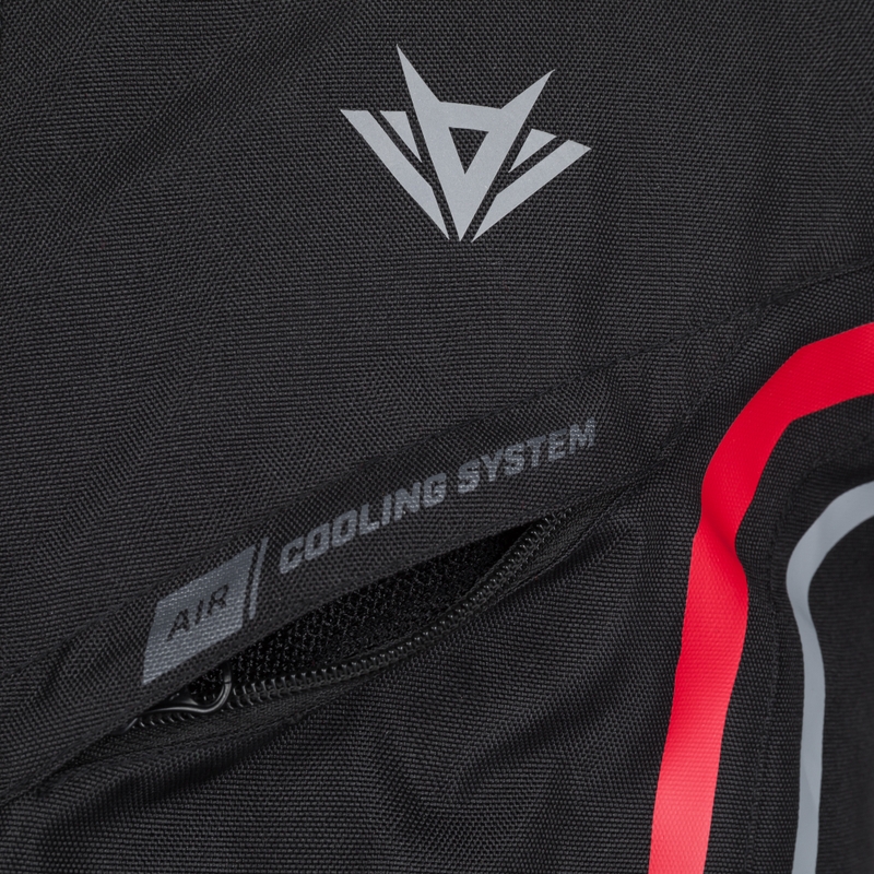 RSA Compact 2 motociklistička jakna crno-siva - 2. kvaliteta - II. kvaliteta