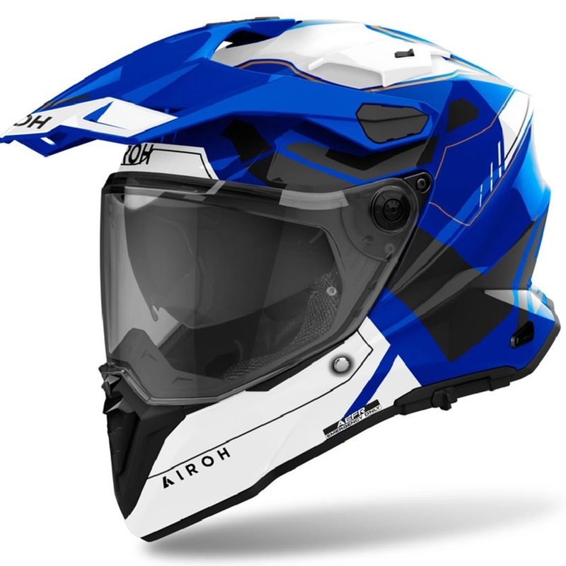 Enduro kaciga Airoh Commander 2 Reveal sjajno plava