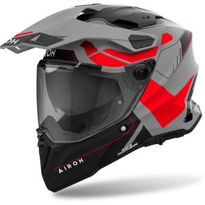 Enduro kaciga Airoh Commander 2 Reveal mat crvena fluo