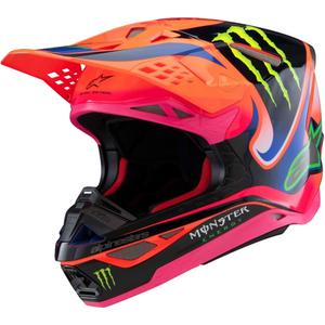 Alpinestars Supertech S-M10 HAIDEN DEEGAN edition kaciga za motocross fluo narančasto-ljubičasta-ružičasto-zelena