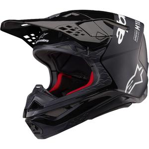 Alpinestars Supertech S-M10 Flood Motocross kaciga crno-tamno siva
