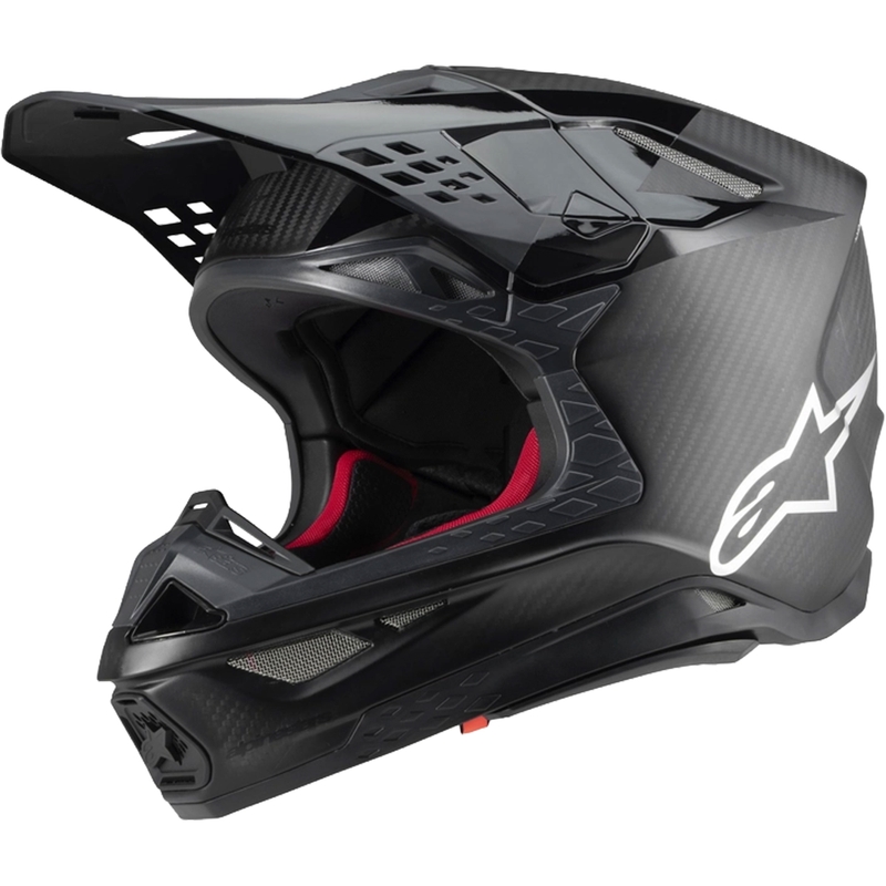Motocross kaciga Alpinestars Supertech S-M10 Fame sjajna/mat karbon