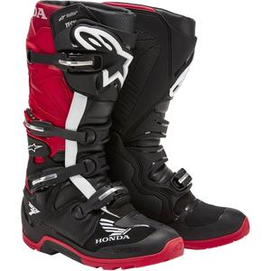 Alpinestars Tech 7 Enduro Drystar Honda motociklističke čizme crno-crvene