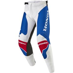 Alpinestars Racer Iconic Honda kolekcija motocross hlača bijelo-plavo-crveno-crno