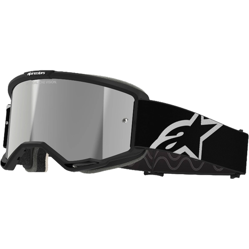 Alpinestars Vision 5 Corp Motocross naočale crne sa zrcalnom srebrnom lećom