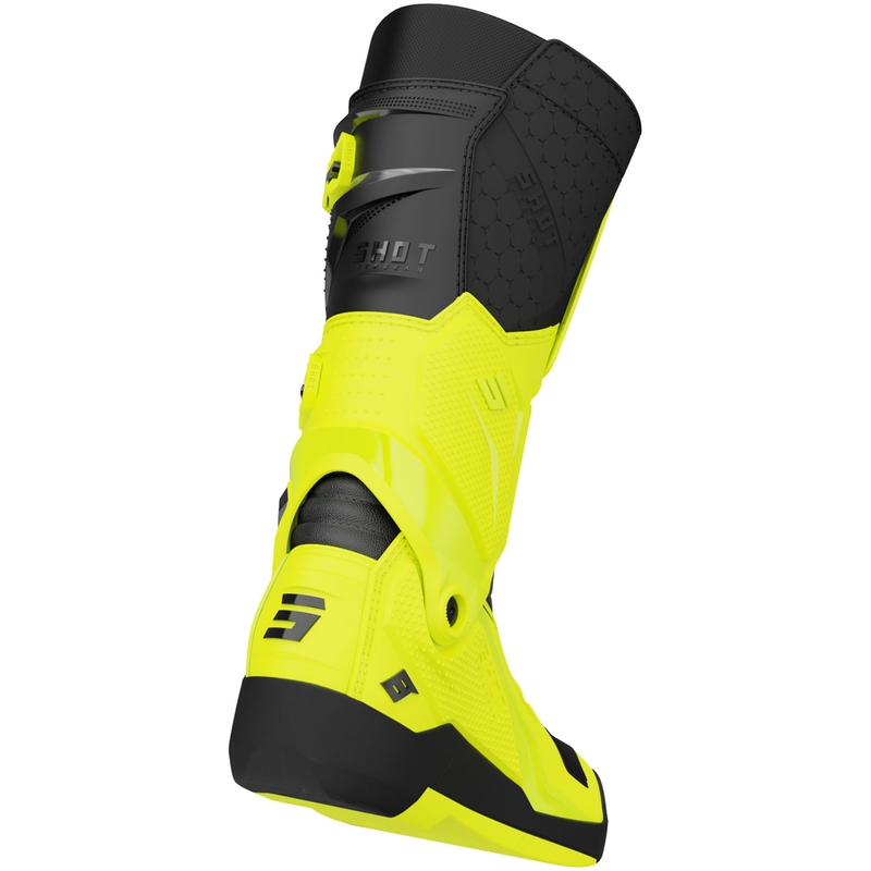 Motokros čizme Shot Race 8 fluo žute