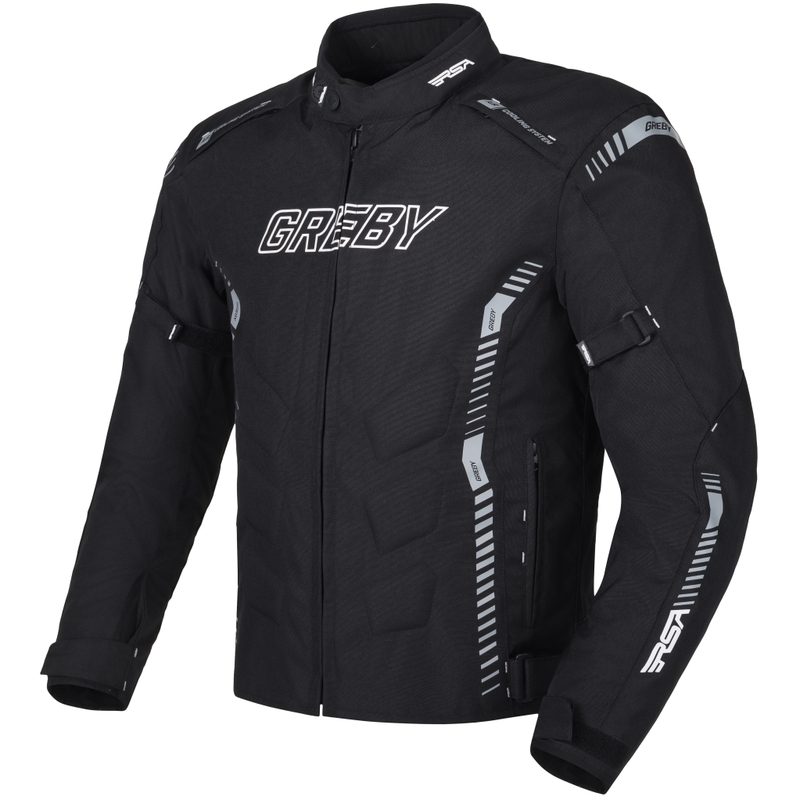 RSA Greby 2 motoristička jakna crno-siva