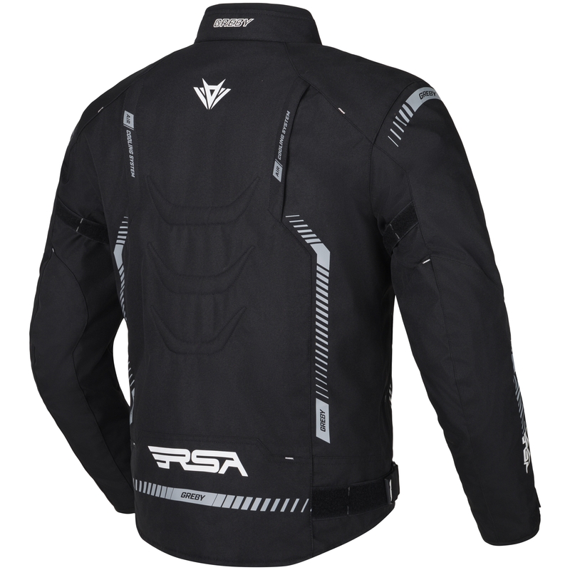 RSA Greby 2 motoristička jakna crno-siva