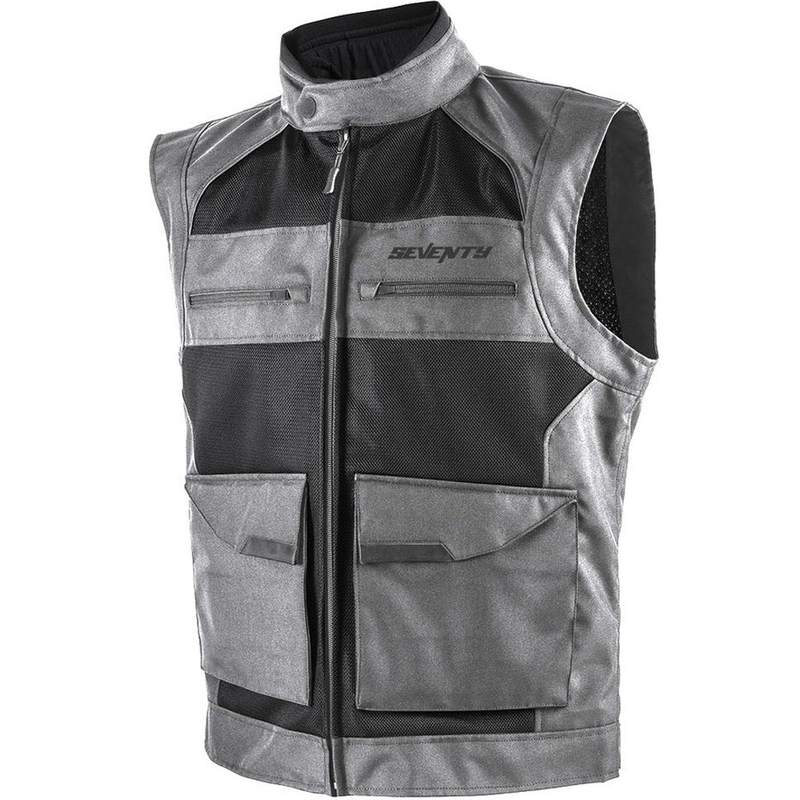Moto prsluk Seventy Degrees SD-S3 Scirocco crno-sivi