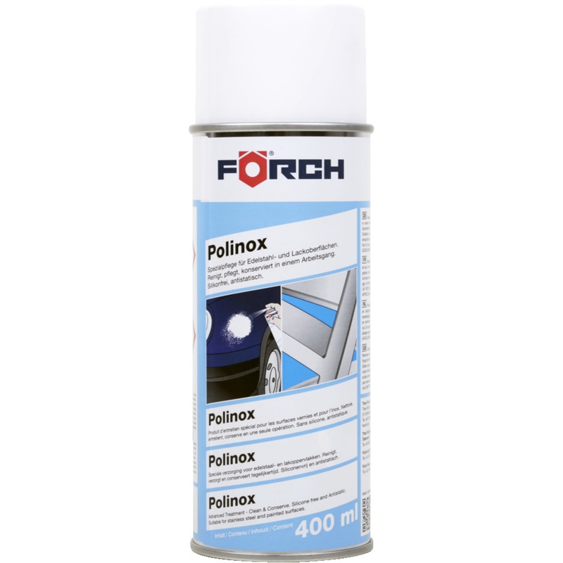 Sredstvo za čišćenje i njegu čelika, aluminija i boje Forch Polinox P361 400 ml