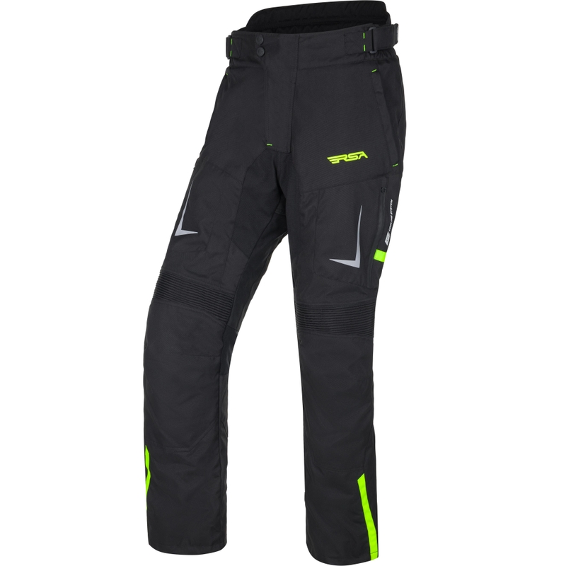 RSA EXO 2 motociklističke hlače crno-fluo žute