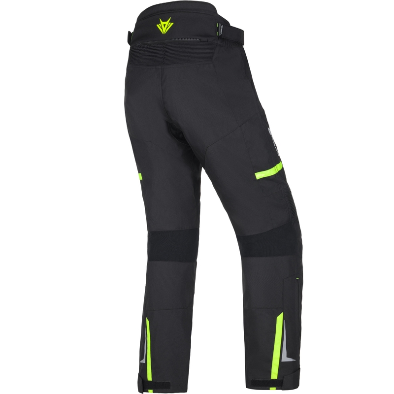RSA EXO 2 motociklističke hlače crno-fluo žute