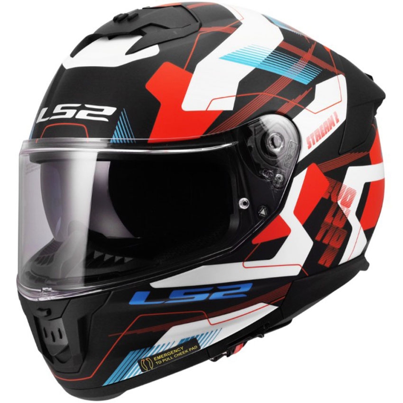 Integralna motociklistička kaciga LS2 FF808 Stream II Mika mat bijelo-plava